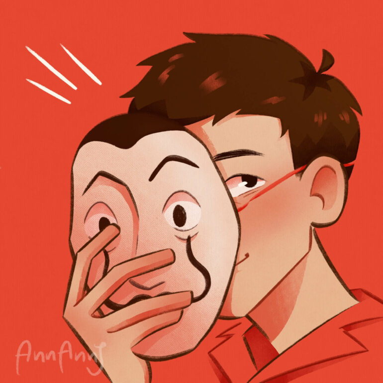 dali mask as seen in 